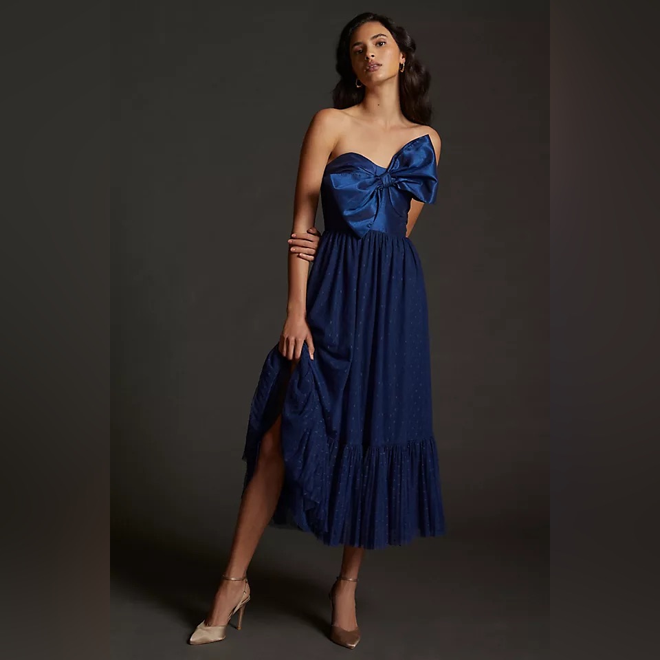 Hutch Bow Tie Midi Dress 4